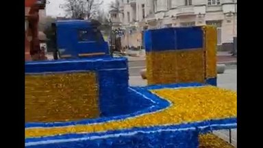 VIDEO | Ukraina lipuvärvid tekitasid Venemaa linnas hüsteeria