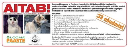 Kampaania "AITAB" plakat
