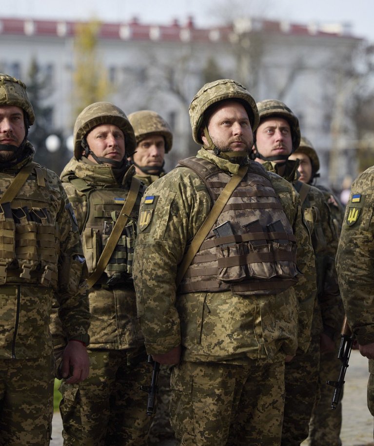 Ukraina sõdurid. Foto tehtud 14. novembril 2022.