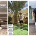 VIDO | Lionel Messi võttis vastu jalgpallistaaride seas leviva vetsupaberi väljakutse