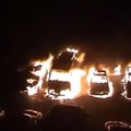 ВИДЕО | Четыре машины сотрудников ФСБ сгорели в Подмосковье