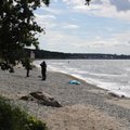 ФОТО | На пляже Пирита обнаружено тело мужчины