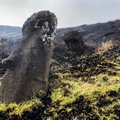 На острове Пасхи обгорели знаменитые истуканы