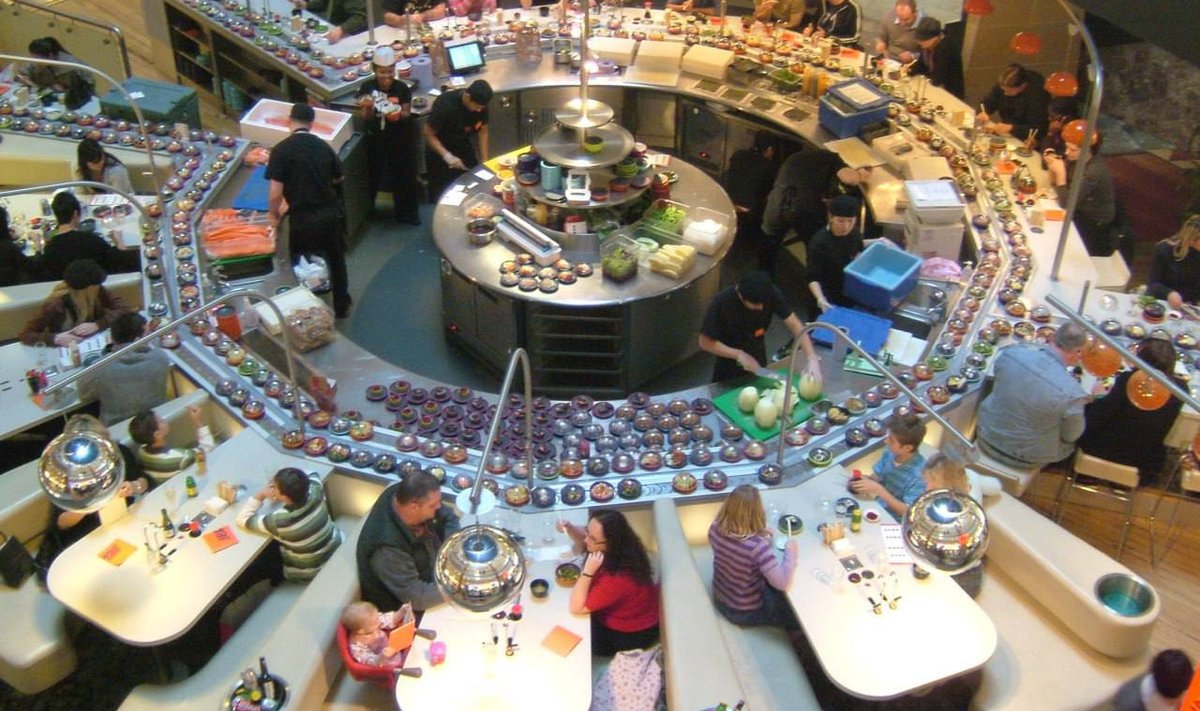 Jaapani konveierrestoran