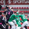 Kalju tank kisub kraavi, Levadia astus vana reha otsa ja Eesti oma Bilbao Athletic