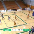 DELFI VIDEO | Kalev/TLÜ 183 cm pikkune korvpallur näitas Pärnu keskmängija vastu võimu