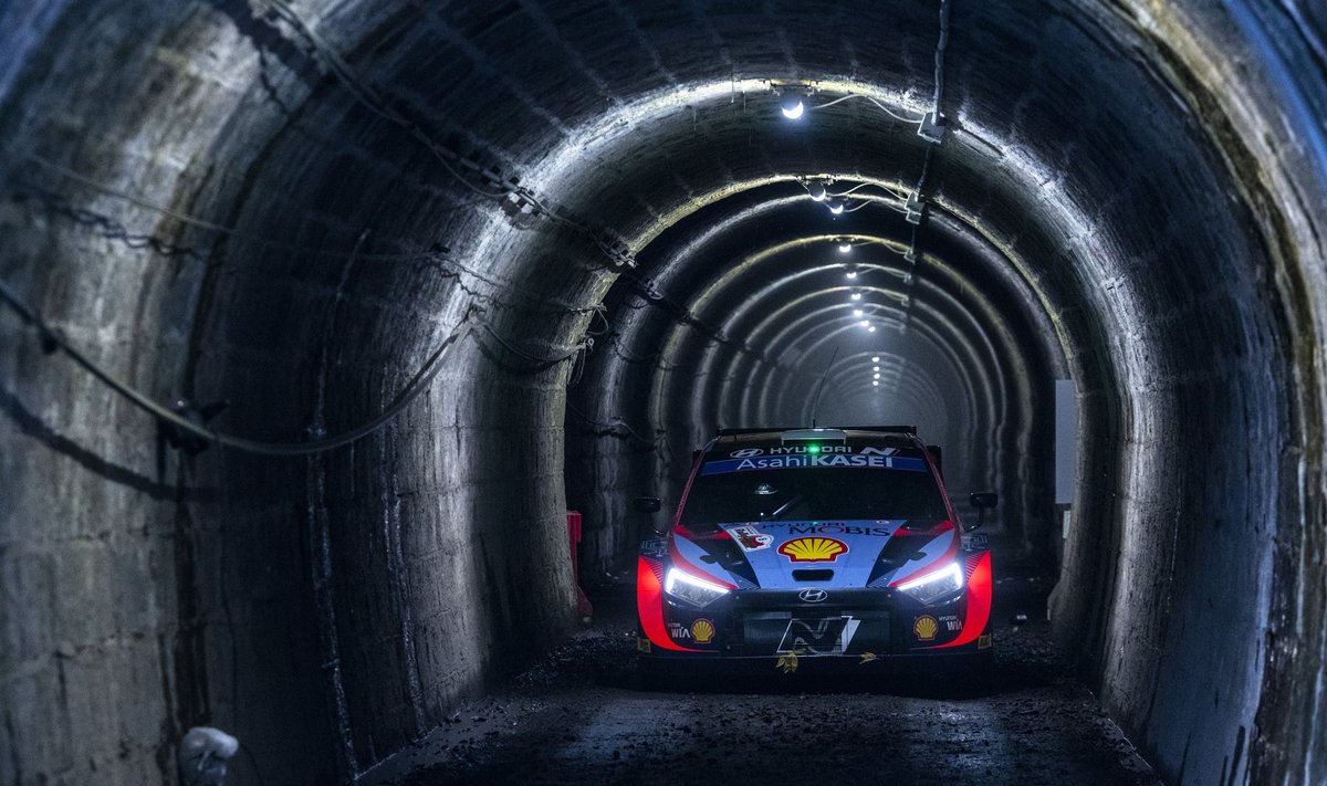 Ott Tänak Jaapani rallil.