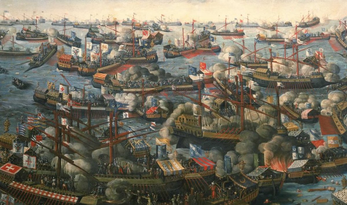 Lepanto merelahing. Õlimaal 16. sajandist.