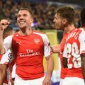 Lukas Podolski säuts ajas Arsenali fännid tagajalgadele