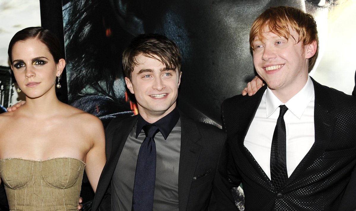 Emma Watson, Daniel Radcliffe ja Rupert Grint