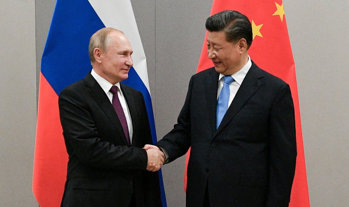 Vladimir Putin ja Hiina president Xi Jinping 