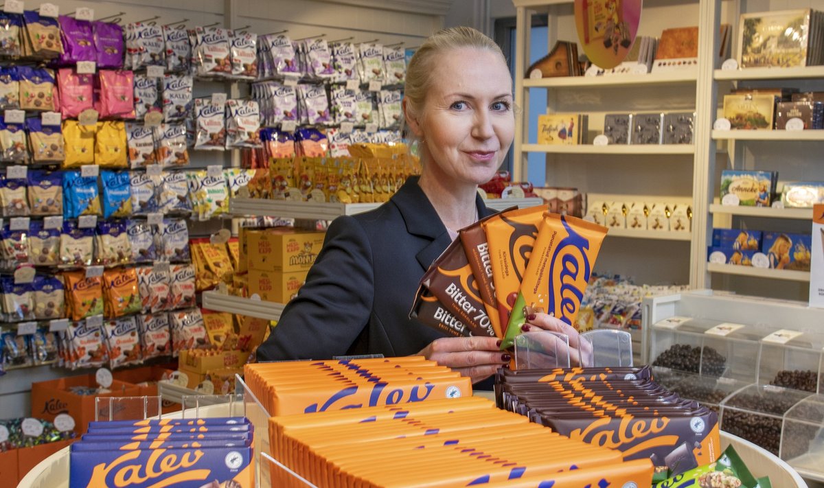 Анника Оя довольна результатами продаж Kalev, несмотря на то, что оранжевая упаковка вызвала у покупателей очень разные и бурные эмоции.