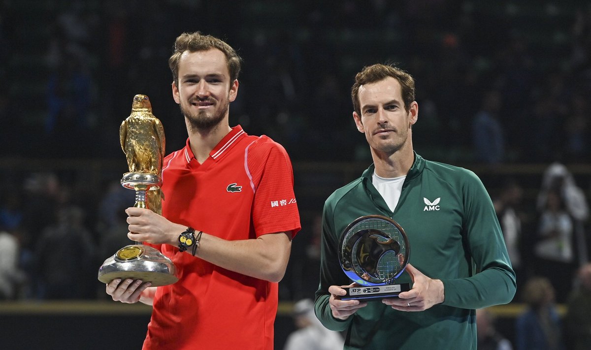 Daniil Medvedev ja Andy Murray.