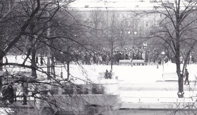 Tammsaare juures 24. veebruaril 1988