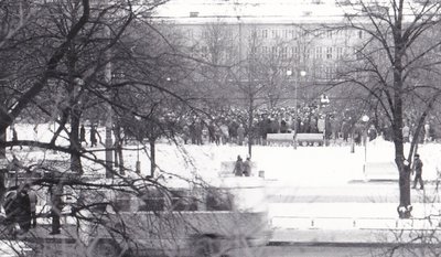 Tammsaare juures 24. veebruaril 1988