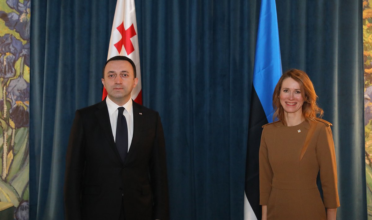 Irakli Garibashvili ja Kaja Kallas
