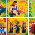 VIDEOD: Vaata, kuidas valmisid Karl Markus Antsoni värvikirevad maalid Eesti olümpiasportlastest, mis linnaruumi kaunistavad