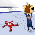 Olümpia karikatuur | Soome võitis hokikulla