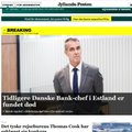Смерть Айвара Рехе на передовице крупнейших СМИ Дании