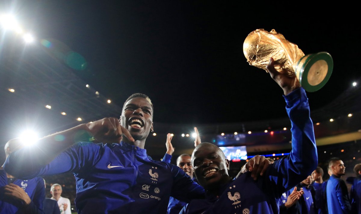 Paul Pogba ja N'Golo Kante