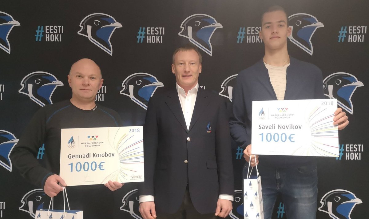 Saveli Novikov, Martti Raju ja Gennadi Korobov
