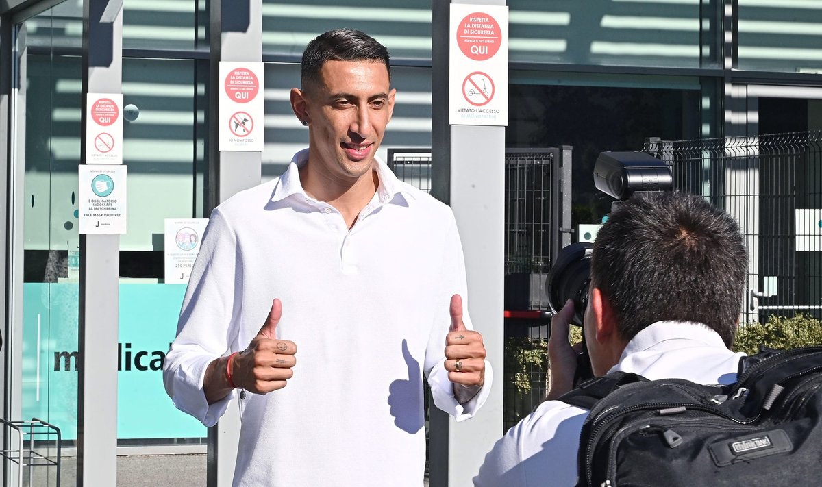 Angel Di Maria eile enne Juventuse meditsiinilist ülevaatust.