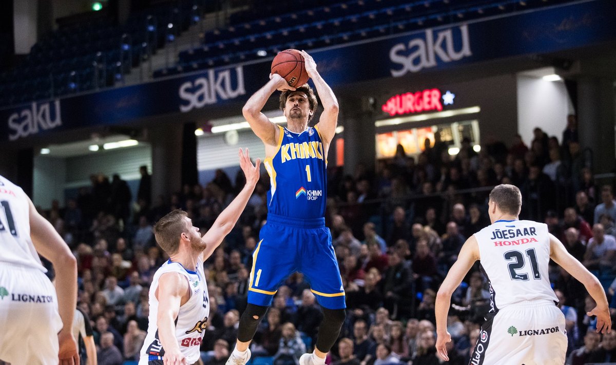 Moskva oblasti Himki skooriliider Aleksei Šved on mitmeid kordi mänginud ka Tallinna publiku silme all.