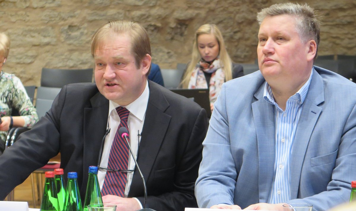 Kaks endist põllumajandusministrit: Ivar Padar (SDE) ja Jaanus Marrandi (SDE)