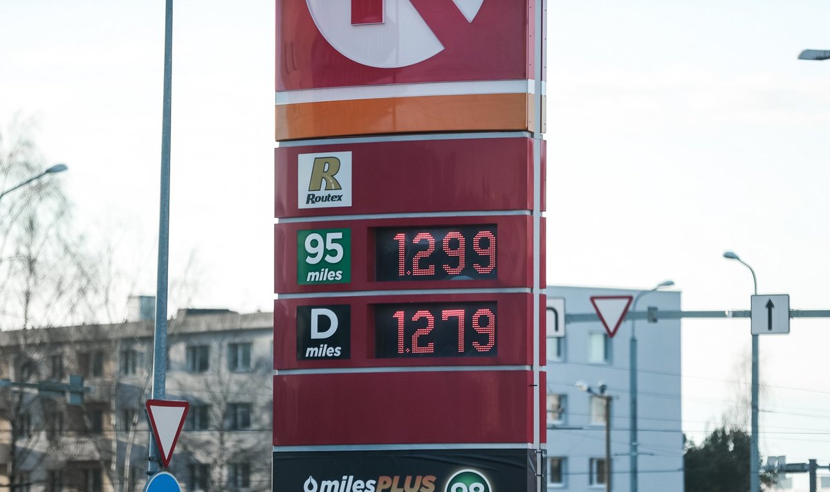Kütuse hind 15.03.2020.