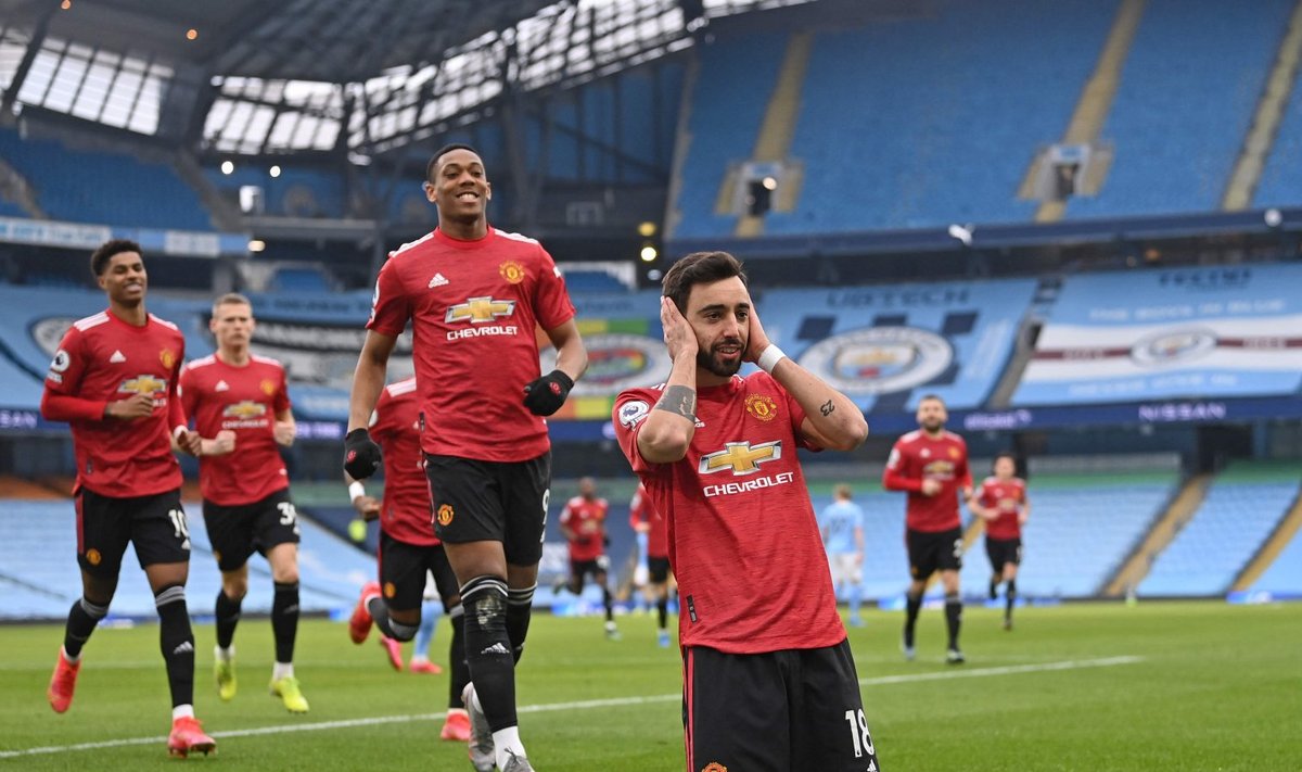 Bruno Fernandes (ees) viis Unitedi juhtima.