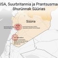 ГРАФИК DELFI: Смотрите, по каким местностям были нанесены удары в Сирии
