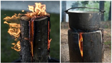 ВИДЕО | «Шведский факел» — потрясающая уловка, которая пригодится отдыхающим на природе!