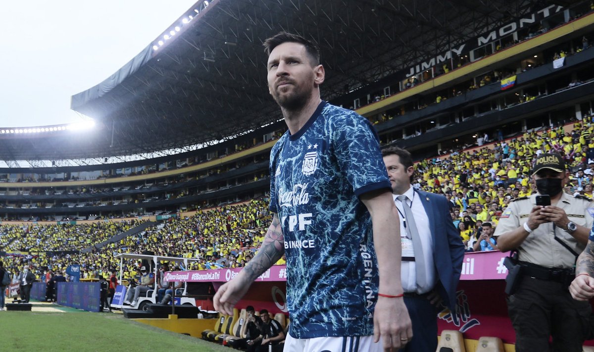 Tänavune MM võib pikaks ajaks olla viimane suur jalgpallivõistlus, mida ERR näitab. Pildil Argentina koondise kapten Lionel Messi.