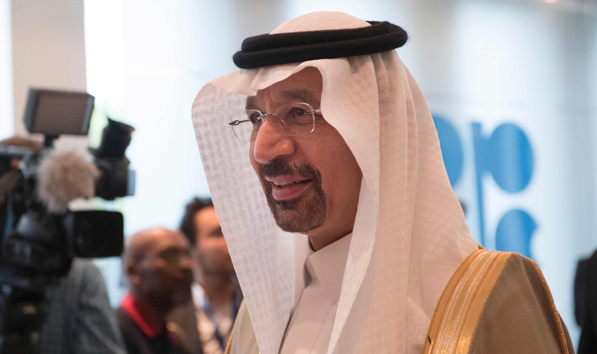OPECi president, Saudi-Araabia energiaminister Khalid al Falih 