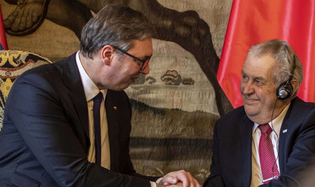 Aleksandar Vučić ja Miloš Zeman