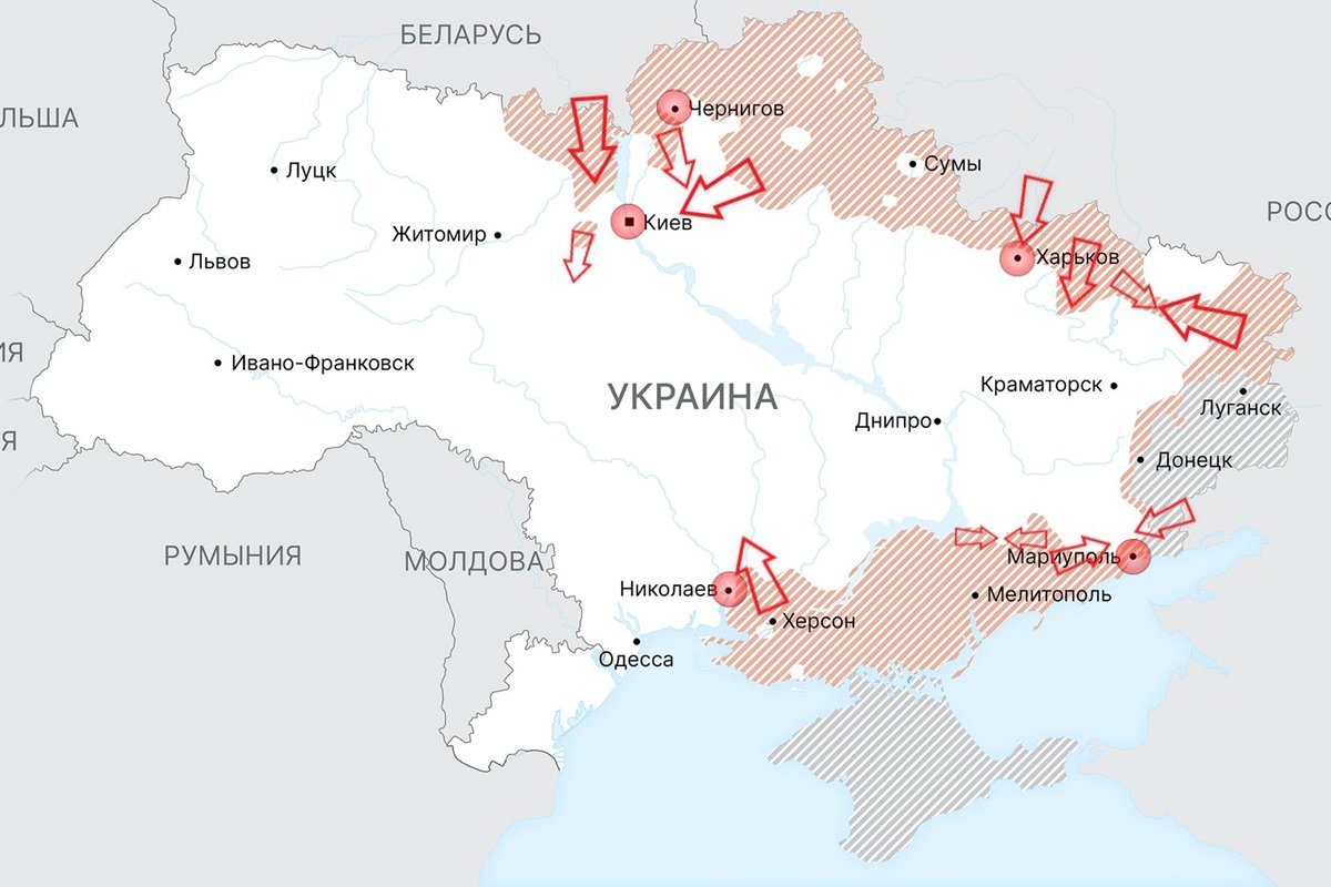 Как проходит граница украины