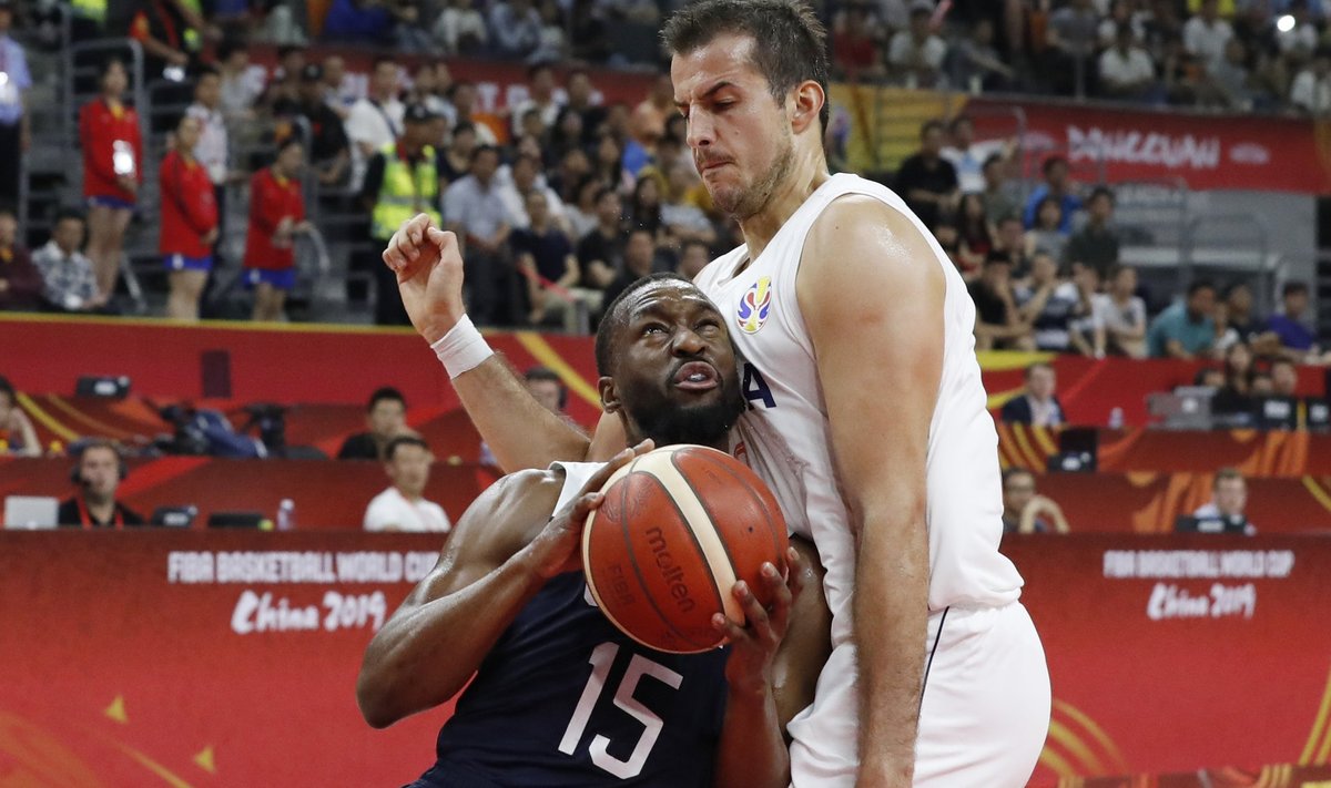 Basketball - FIBA World Cup - Classification Games 5-8 - Serbia v United States