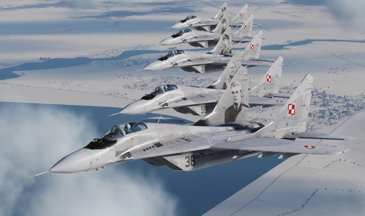 Poola õhujõudude hävitajad MiG-29