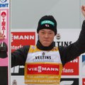 Kobayashi jätkas nelja hüppemäe turneed võimsalt: kahest kaks