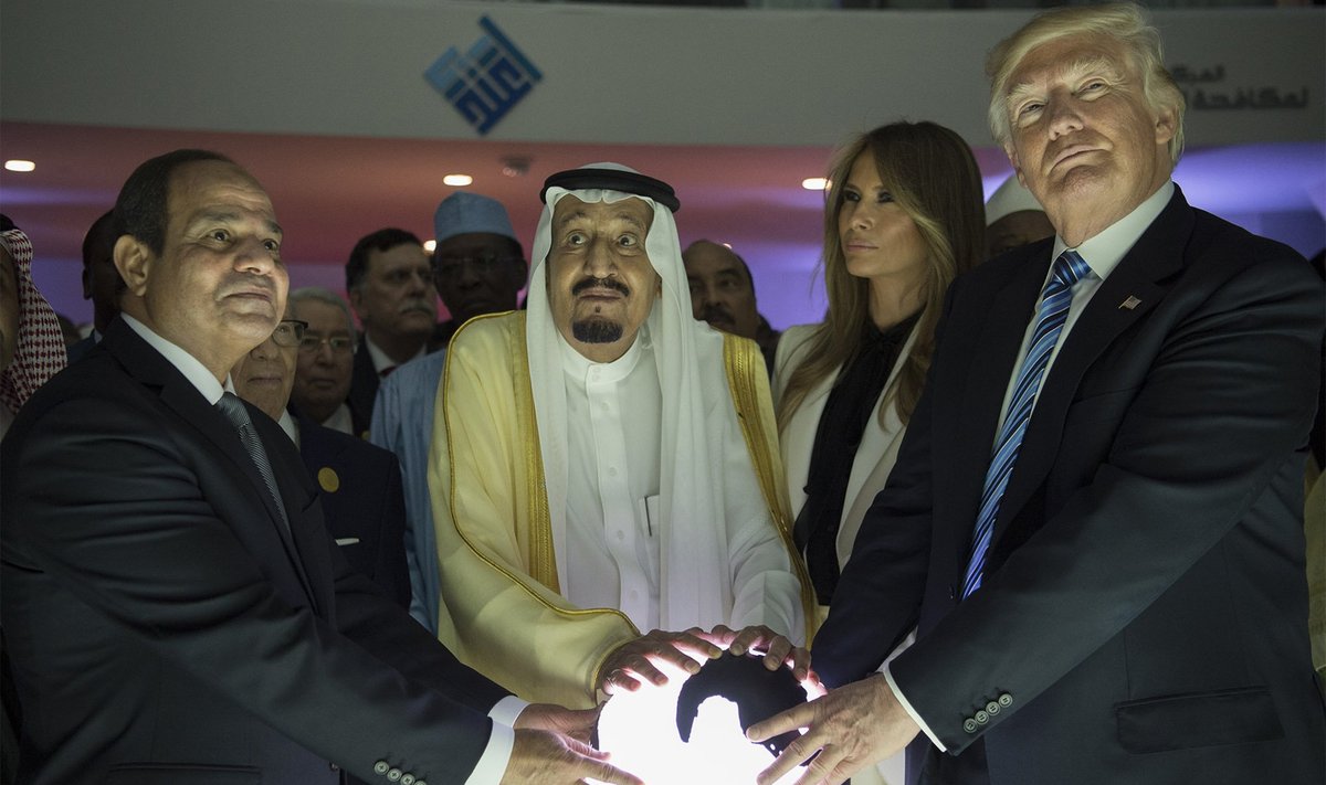 Trump külastas Saudi Araabiat 2017. aasta mais. Nüüd on Bideni kord