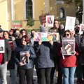 FOTOD ja VIDEO | Tallinnas toimus meeleavaldus Iraani naiste õiguste kaitseks
