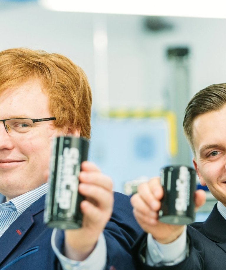 Skeleton Technologies asutajad Taavi Madiberk ja Oliver Ahlberg.