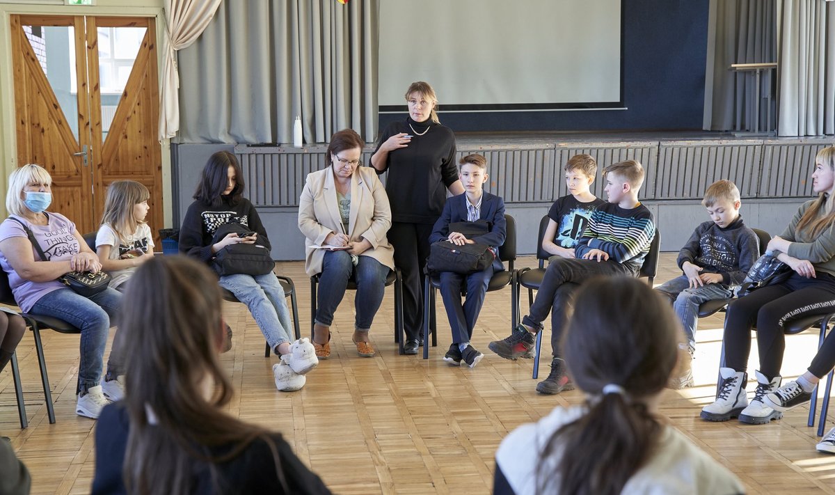 Ukraina lapsed Tartu Puškini koolis 
