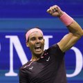 VIDEO | Verise ninaga Nadal jõudis US Openil kolmandasse ringi
