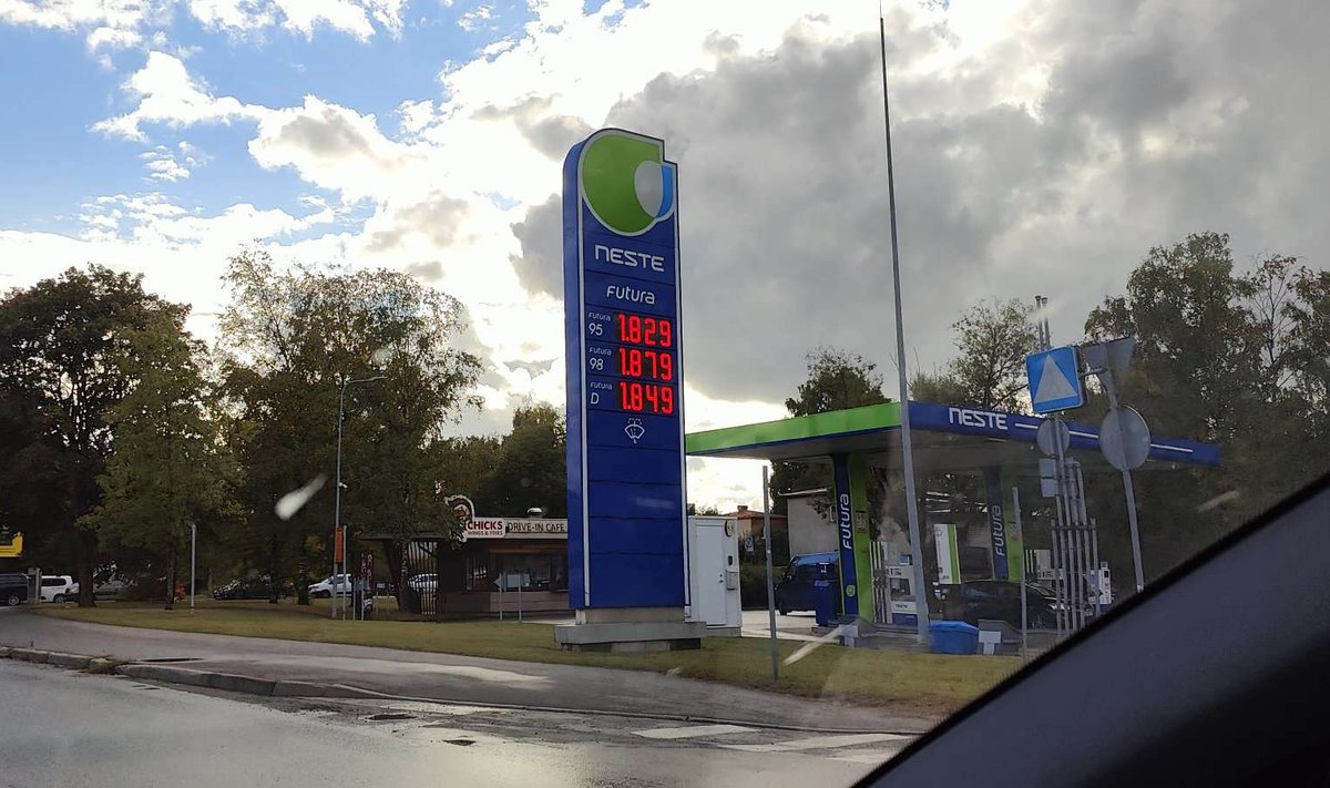 Kütuse hind 15.09.2022