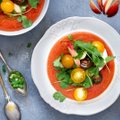 RETSEPT | Kuuma päeva külm nauding – tomatisupp, peedisupp, kurgisupp ja eksootiline ajo blanco