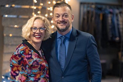 Monika Haukanõmm ja Andrew Parsons