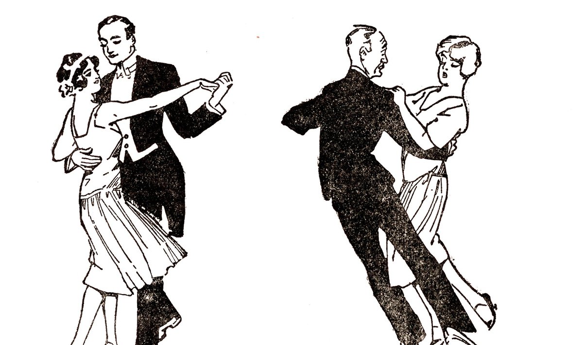 “Nii tuleb härral hoida daami tantsides.” (Moodsa elu leksikon”, 1932.) “Seesugune hoiak pole ilus ja väsitab härrat.” (”Moodsa elu leksikon”, 1932.)
