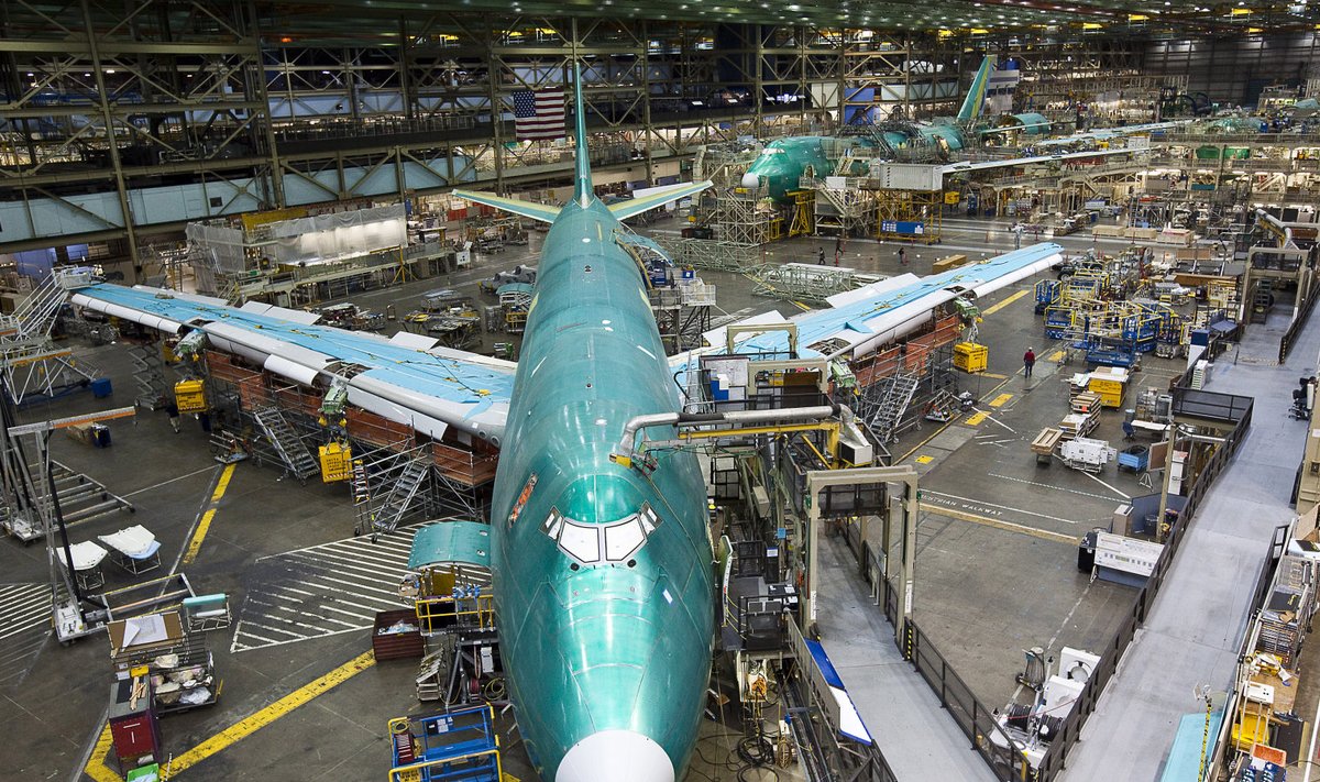 Boeingi tehas Everettis Washingtoni osariigis.