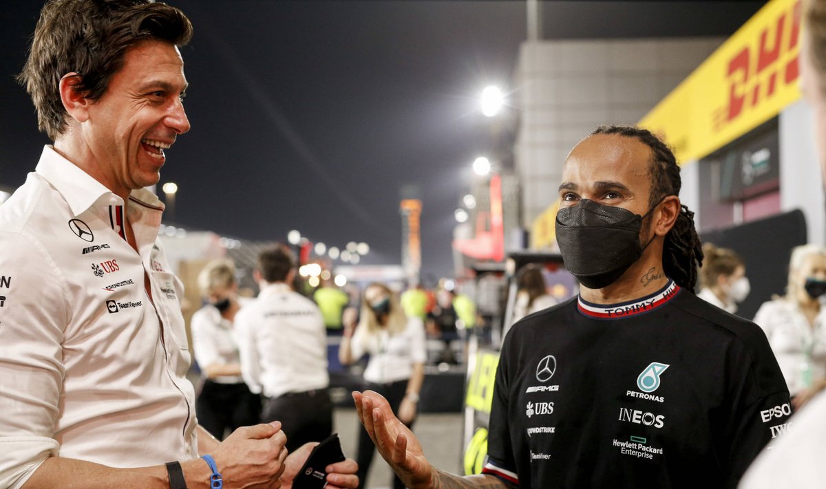 Toto Wolff ja Lewis Hamilton